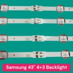 Backlight Strip for Samsung UE43T5300AU UE43N5300AU UN43J5290 UN43J5290AG UN43T5300 UA43N5380 UE43N5300 UE43N5000 UA43N5100 - Image 3