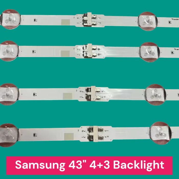 Backlight Strip for Samsung UE43T5300AU UE43N5300AU UN43J5290 UN43J5290AG UN43T5300 UA43N5380 UE43N5300 UE43N5000 UA43N5100 - Image 3