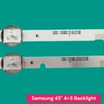 Backlight Strip for Samsung UE43T5300AU UE43N5300AU UN43J5290 UN43J5290AG UN43T5300 UA43N5380 UE43N5300 UE43N5000 UA43N5100 - Image 4